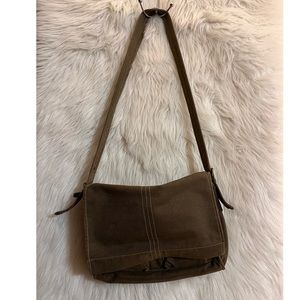 Fossil Army Green Satchel